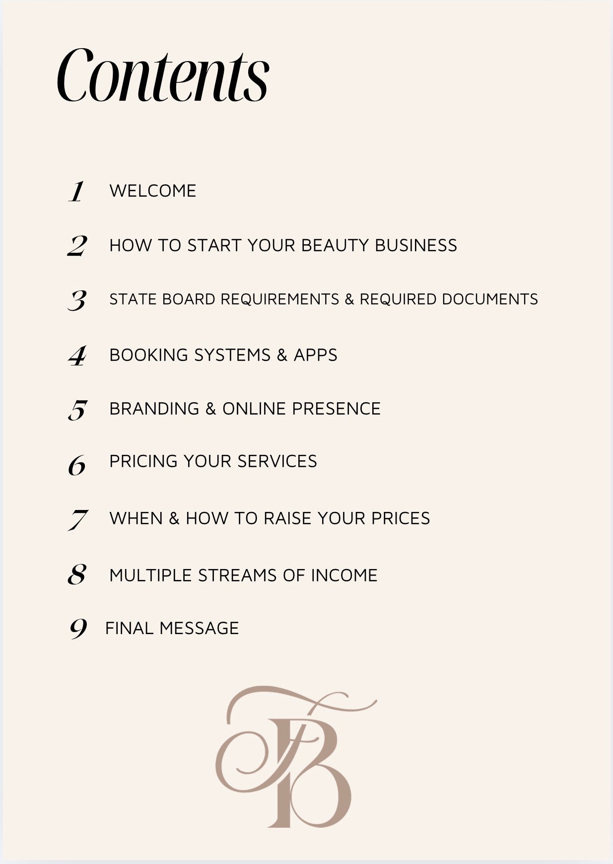 How to Start a Beauty Business from Scratch + Pricing, Clients & Growth Strategy (Digital Ebook)