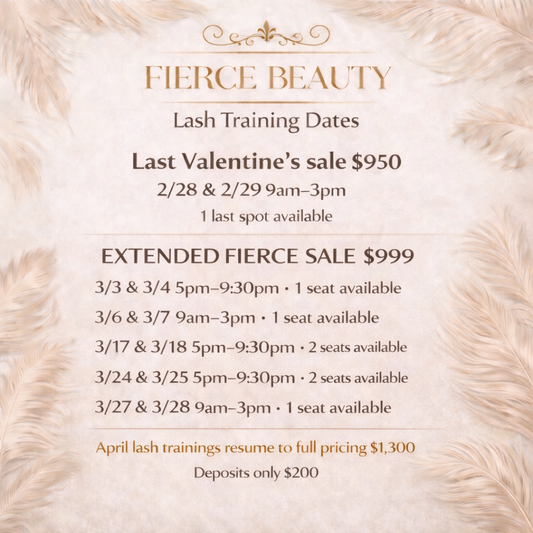 Fierce Beauty Lash Masterclass Certification