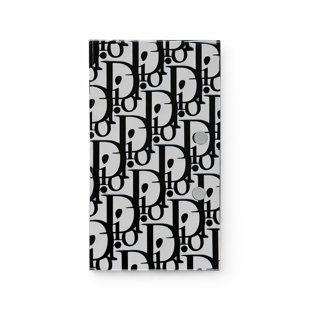 Fierce Black Designer Pattern Lash Tile Organizer
