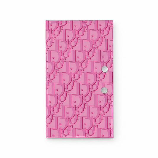 Fierce Pink Designer Pattern Lash Tile Organizer